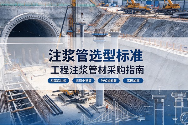南岗注浆管选型标准