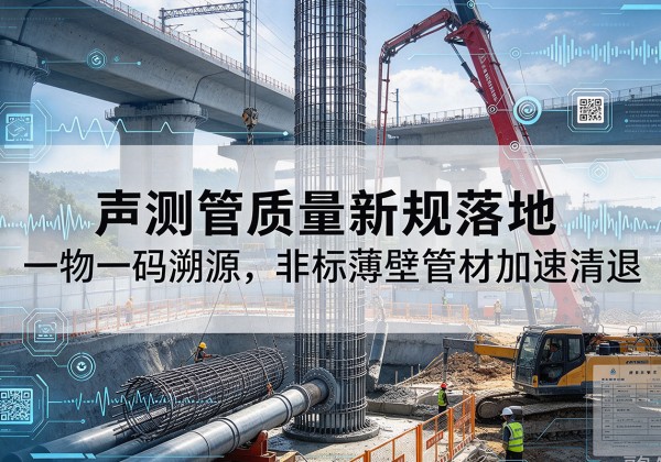 南岗声测管质量新规落地，一物一码溯源，非标薄壁管材加速清退
